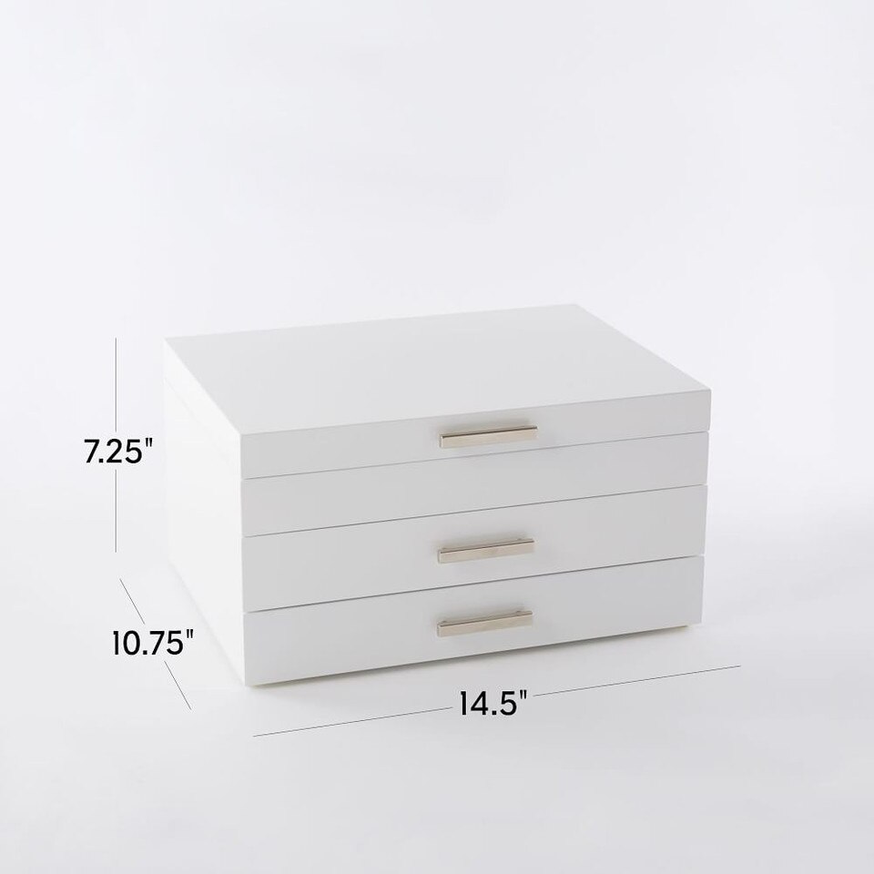 MidCentury Box Grand (White Lacquer) West Elm Australia